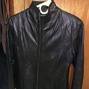 Women’s Nine West Leather Coat